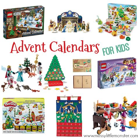 kids advent calendars  fun   countdown  christmas messy  monster