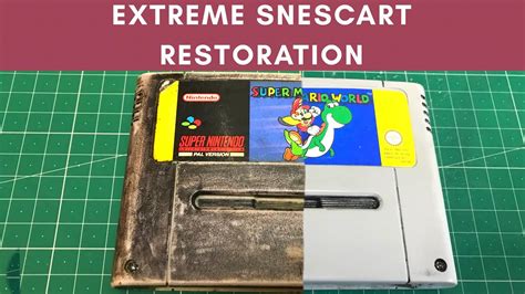 snes cartridge restoration youtube