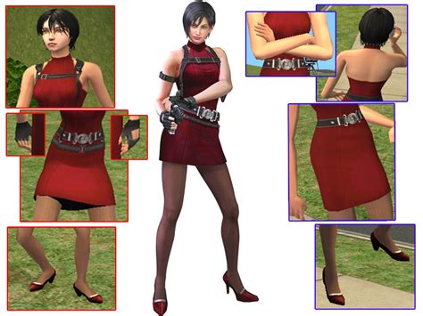 mod the sims resident evil 4 ada wong alternative clothing re4