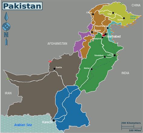 map  pakistan