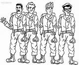 Ghostbusters Coloring Pages Printable sketch template