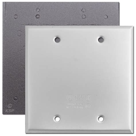 outdoor   blank wall plate cover aluminum