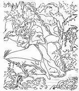 Tarzan Colorkid sketch template
