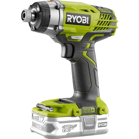 ryobi one cordless 18v 2ah one brushed drill impact driver 2 batteries