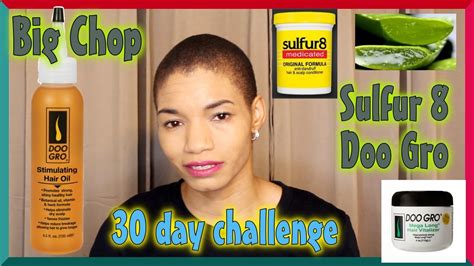 hair growth  day sulfur  doo gro challenge youtube