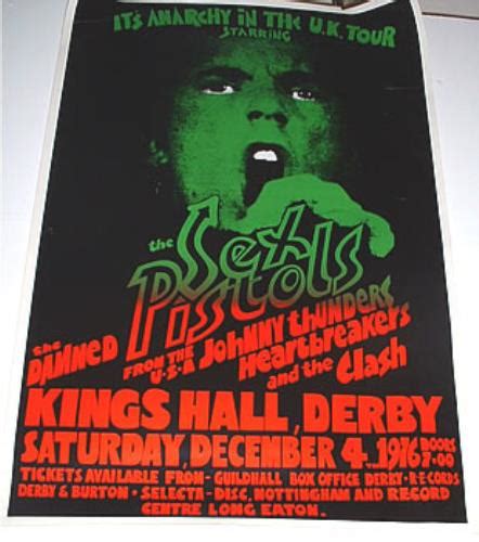 sex pistols anarchy in the uk tour kings hall derby uk