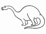 Apatosaurus Coloring Pages Draw Color sketch template