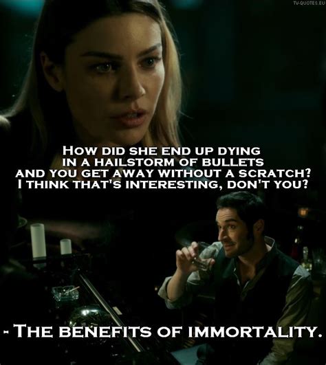 Lucifer Quote The Benefits Of Immortality Lauren