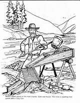 Mining Pages Barkerville Miners sketch template