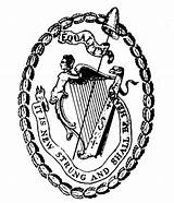 Harp Symbol Irish United Irishmen Ireland Seal 1798 Rebellion Battle Flags Dublin County Modern Rising Ramblings Sam History Come sketch template