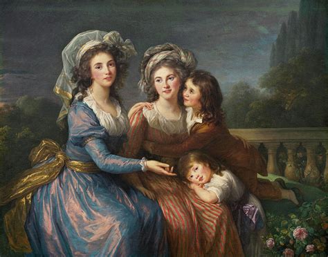 the marquise de pezay and the marquise de rouge with her sons alexis