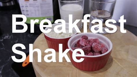 breakfast shake recipe youtube