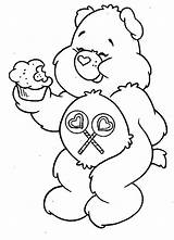 Coloring Care Bear Bears Pages Printable Kids Lucky Easy Sheets Preschool Luck Birthday Easter Cartoon Color Carebear Good Christmas Printables sketch template