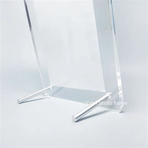 corner acrylic photo frame stand screw acrylic picture display