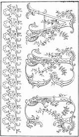 Coloring Decorated Monogram Letters Flower Magic Abc sketch template