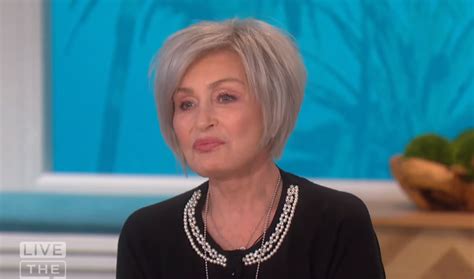 Watch Sharon Osbourne Shows Off New Silver Do On The Talk Daytime