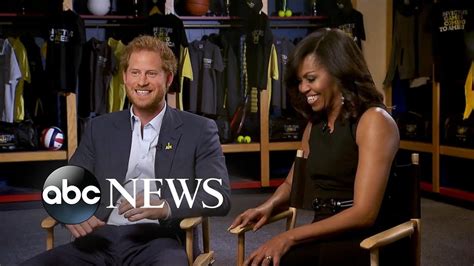 michelle obama prince harry interview about the invictus games youtube