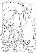 Coloring Pages Sea Book Lineart Color Serpent Brilcrist Eragon Deviantart Colouring Saphira Clan Last Dragon Line Adult Fantasy Coloriage Books sketch template