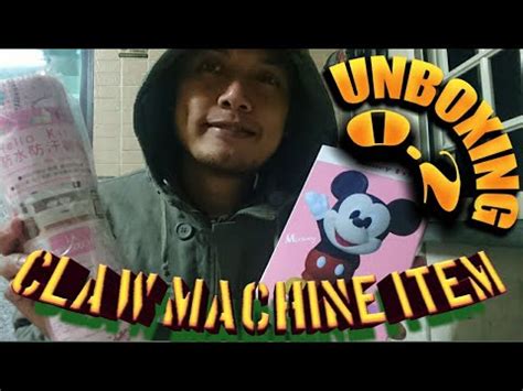 unboxing  claw machine items youtube