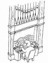 Kerkorgel Organist Organ Organisten Orgel Musiker Cartoons Zeichnen Muziek Grappig Witze Zitate sketch template