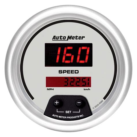 auto meter  ultra lite digital series   speedometer gauge   mph   kmh