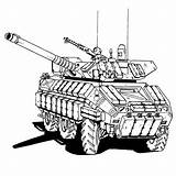 Vehicule Véhicule Guerre Militaire Chantier Coloriages sketch template