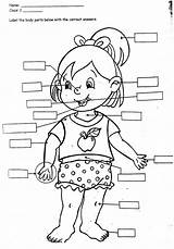 Body Parts Drawing Coloring Getdrawings Kids Pages sketch template