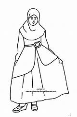 Mewarnai Baju Sketsa Muslimah Kartun Pakaian Ibu Gaun Alqur Syar Menggendong Muslim Diwarnai Populer Rebanas Keren Terpopuler Kumpulan Lupa Rahmaanir sketch template