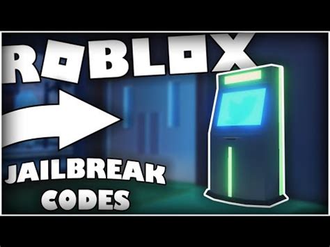 roblox jailbreak atm codes jailbreak atm codes april  atm machine