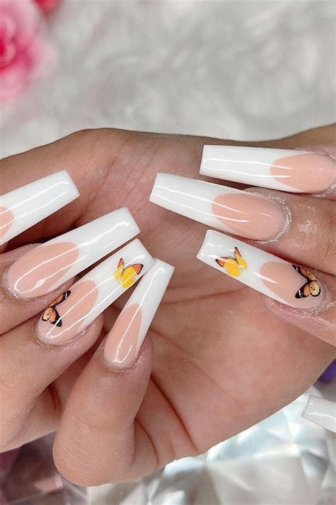 french acrylic nails  modern nail designs