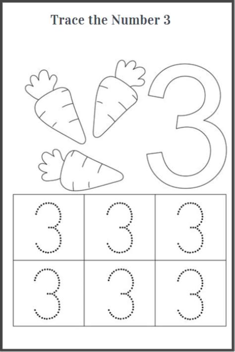 tracing number  worksheets   kiddosheets