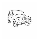 Mercedes S63 sketch template