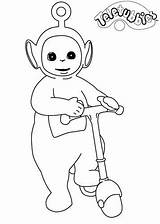Teletubbies Coloring Pages Fun Kids sketch template