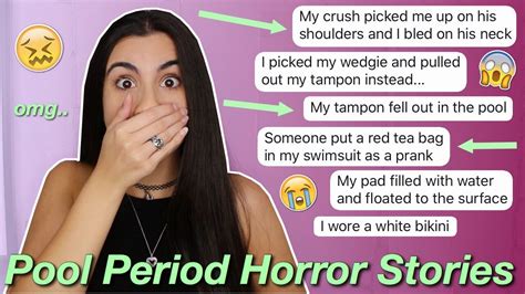 period horror stories at the pool giveaway just sharon youtube