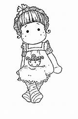 Magnolia Tilda Coloring Stamps Pages Colouring Digital Stamp Digi Google Sheets Girl Template Upon Once Time Christmas Copic Pocket Copics sketch template