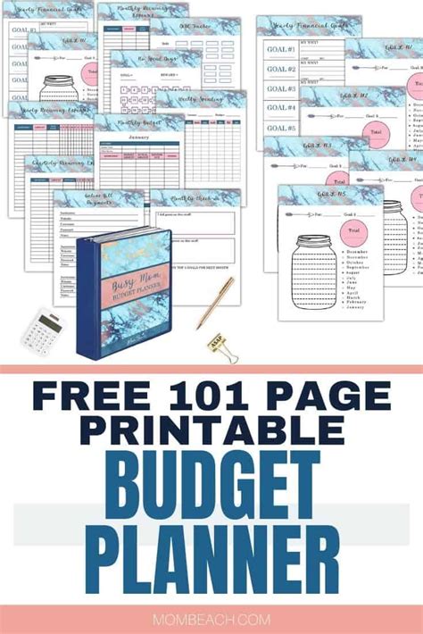 printable budget planner busy mom budget planner budget
