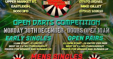 open darts eastleigh working mens club
