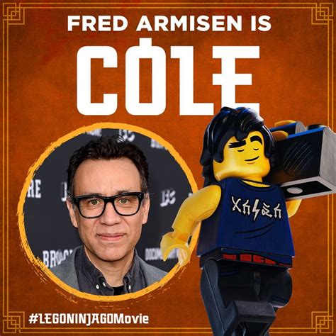 Fredarmisen Is Down To Earth As Cole In Legoninjagomovie Lego