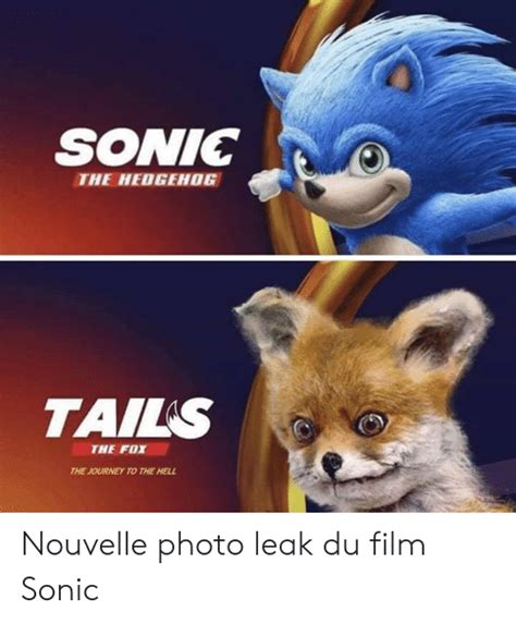 sonic the hedgehog tails the fox the journey to the hell nouvelle photo leak du film sonic