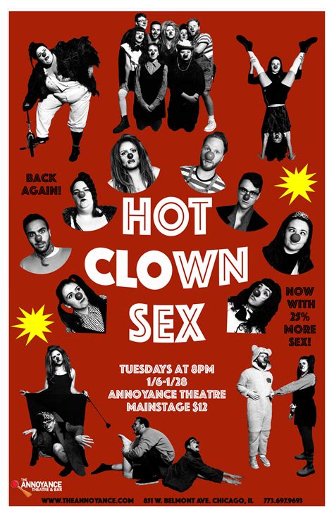 Hot Clown Sex In Chicago At The Annoyance Theatre [at Home]