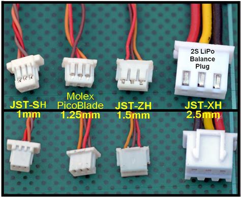 eastbay rc small jst connectors