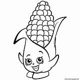 Corn Coloring Pages Cob Shopkins Printable Season Kids Corny Color Exclusive Indian Drawing Colouring Print Portal Stalks Sheets Baby Find sketch template