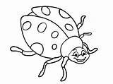 Bug Lady Coloring Ladybug Colouring Ladybird Pages Line Color Laugh Drawing Bugs Print Drawings Getcolorings Printable Ladybugs Clipartmag sketch template