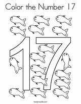 17 Number Coloring Color Pages Preschool Template Worksheets Kindergarten Twistynoodle Noodle Numbers Activities Learning Counting Cursive Favorites Login Add Choose sketch template