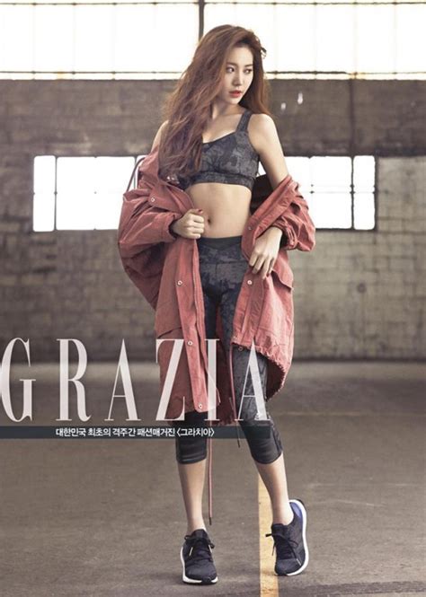 yura models adidas sportswear for grazia asian junkie