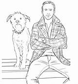 Gosling Ryan Coloring Book sketch template