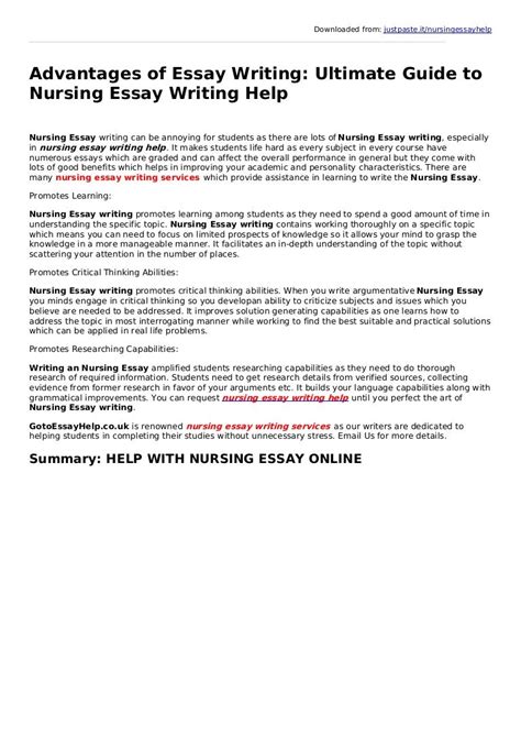 nursing essay  writing service uk hire experts