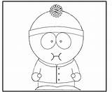 South Park Coloring Pages Cartman Colouring Stan Marsh Color Getdrawings Getcolorings sketch template
