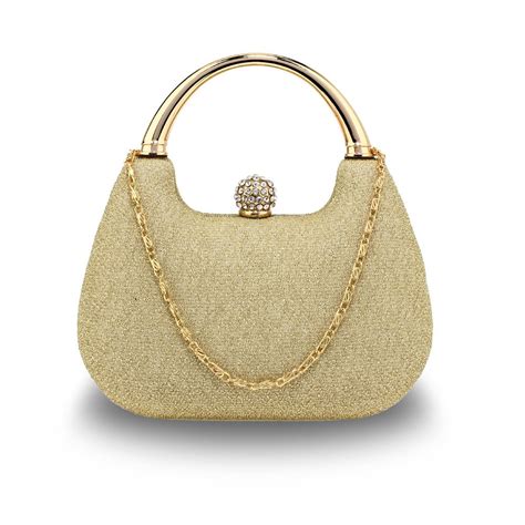 wholesale gold rhinestone evening wedding clutch bag agc