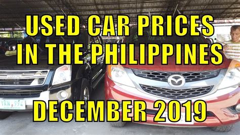 car prices   philippines december  youtube